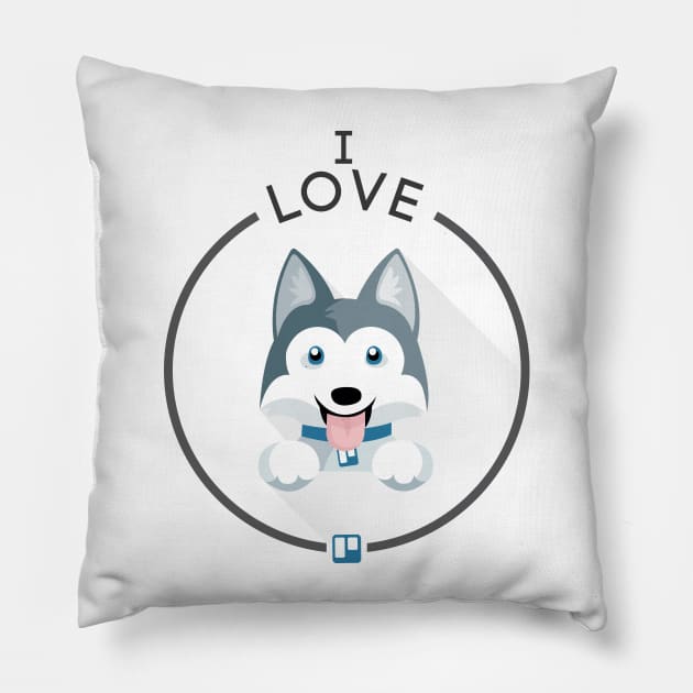 I love Trello Pillow by Chisco Leiton