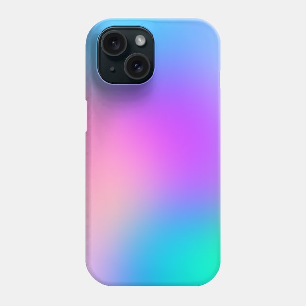 Rainbow Colors Abstract Blurry Gradient Ombre Soft Tie Dye Look Phone Case by anijnas