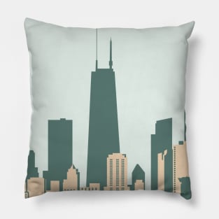 Chicago skyline Pillow