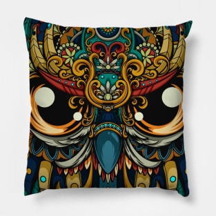 mecha owl Pillow