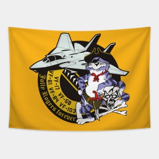 Tomcat - Jolly Rogers Forever Tapestry