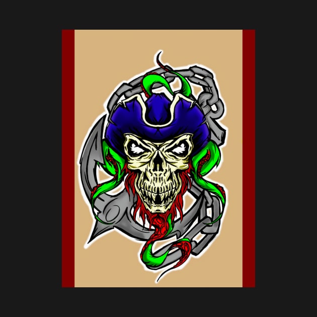 pirate skull by Dm's store