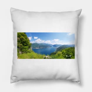 Lago di Lugano Pillow