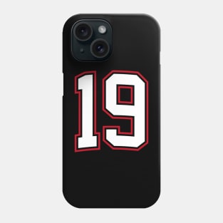 Number Nineteen 19 Phone Case