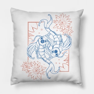 Pisces Steampunk Astrology Pillow