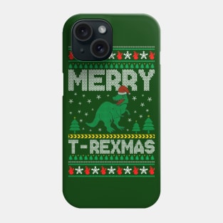 Merry T-Rex Phone Case