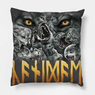 wolf of war Pillow