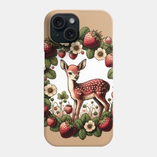 Strawberry Fawn Phone Case