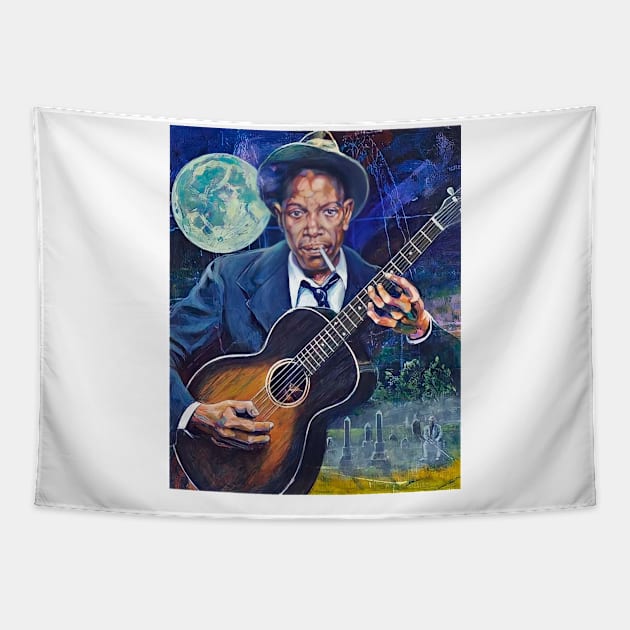 Robert Johnson Tapestry by Copypapper 