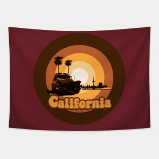 California surf car summer Tapestry