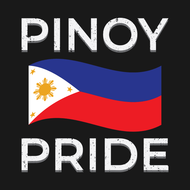 Pinoy Pride Philippine Flag Filipino American Fil-Am Love of Country Design Gift Idea by c1337s