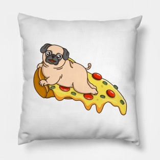 Pizza Pug Pillow