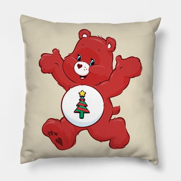 Christmas Bear Pillow by WkDesign