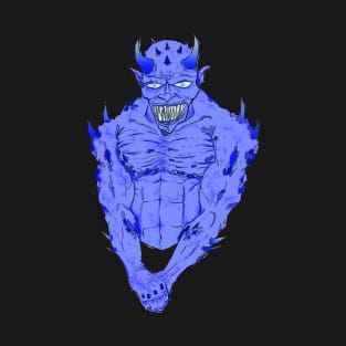 Grinning Blue Devil T-Shirt