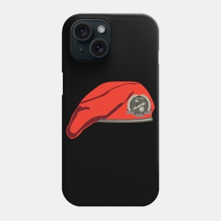 Combat Control Team Badge w Red Beret - Color X 300 Phone Case