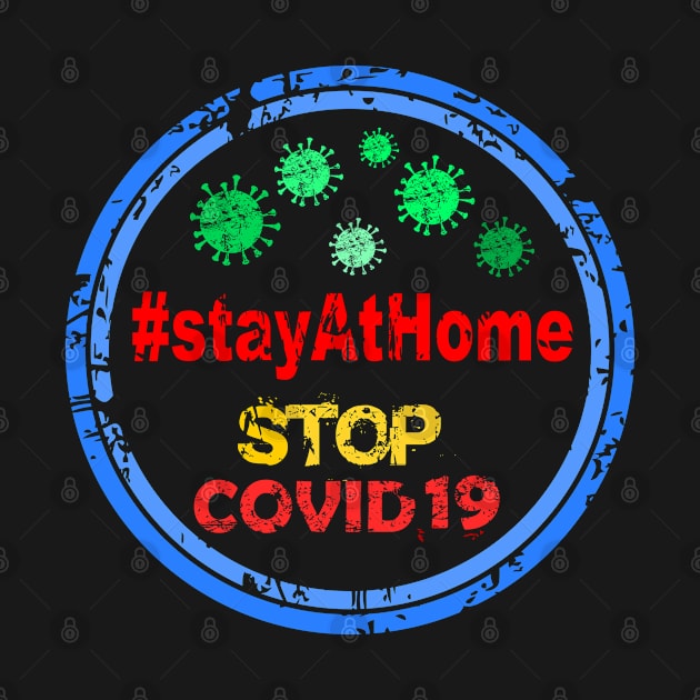 Stop covid19 isolated, coronavirus, quarantine, corona, virus, pandemic, covid 19 by Semenov