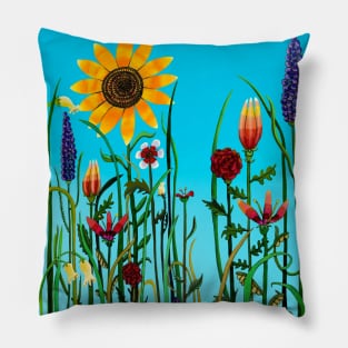 A View From The Garden Pillow