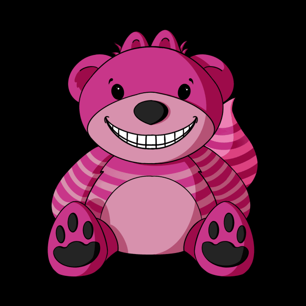 Cheshire Cat Teddy Bear by Alisha Ober Designs