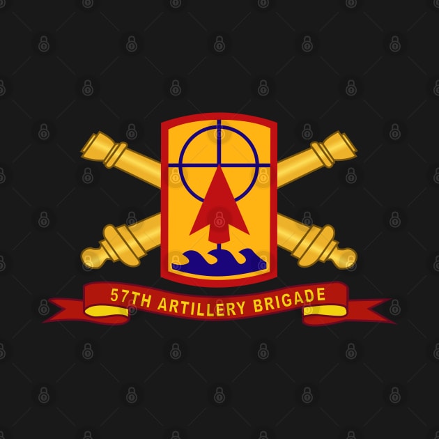 57th Artillery Brigade - SSI w Br - Ribbon by twix123844