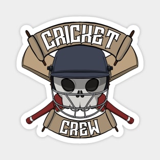 Cricket crew Jolly Roger pirate flag Magnet