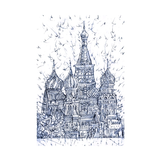 KREMLIN - pencil painting by lautir