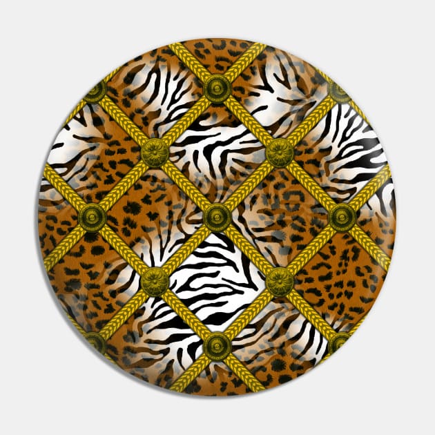 Animal skin texture with gold frame Pin by ilhnklv