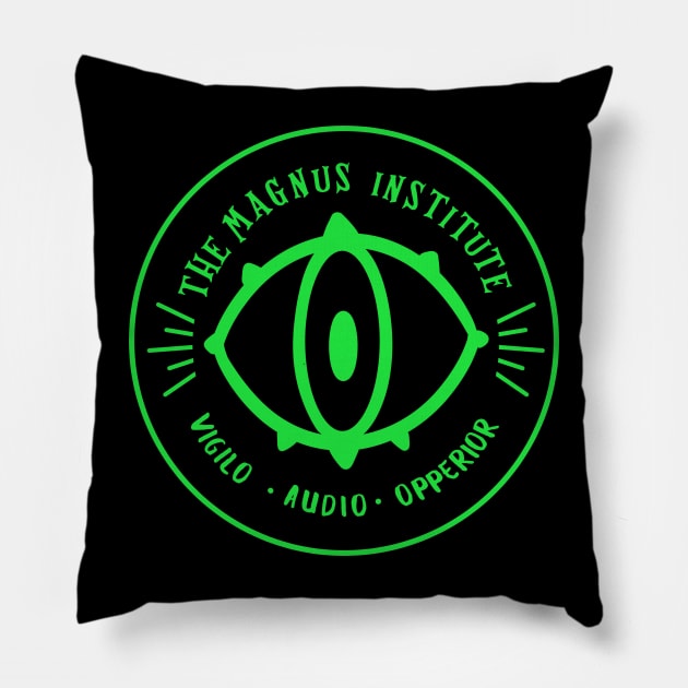 The Magnus Institute Pillow by cryptidjak