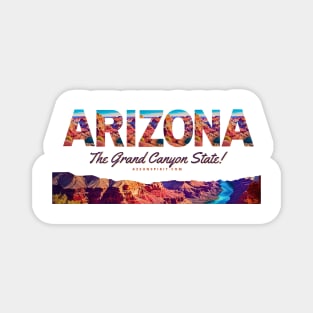 Arizona Sun Spirit Grand Canyon State Theme Shirt Magnet