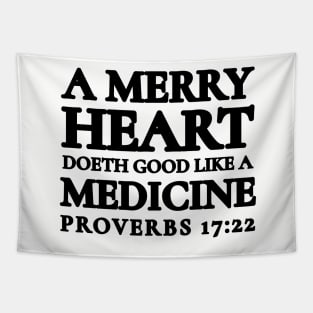 Proverbs 17-22 A Merry Heart Doeth Good Tapestry