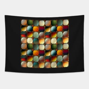 Stained glass colorful pattern, model 1 Tapestry