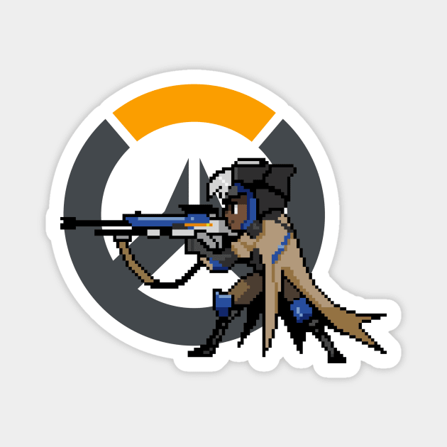 Overwatch - 16-Bit Ana W/ Logo Magnet by wyckedguitarist