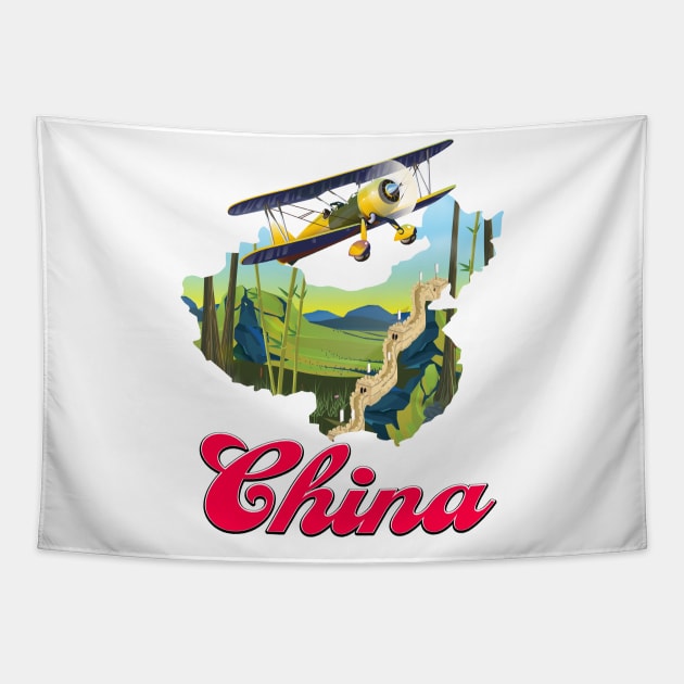 china Tapestry by nickemporium1