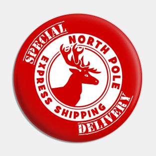 NORTH POLE SPECIAL DELIVERY Pin