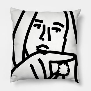 Friend of Woman Yelling at a Cat Meme Minimal Face Pillow