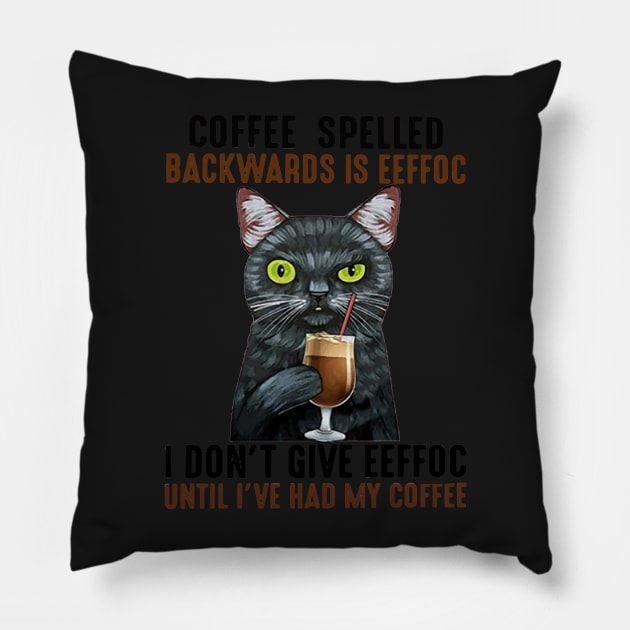 Cat Let Me Pour You A Tall - Cat lover Pillow by Delmonico2022