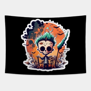 Ghost | Zombie Skeleton | Halloween Tapestry