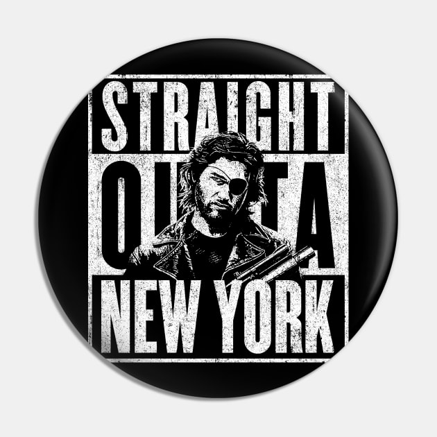 Straight Outta New York Pin by huckblade