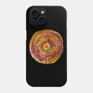 Watercolor Labyrinth Phone Case