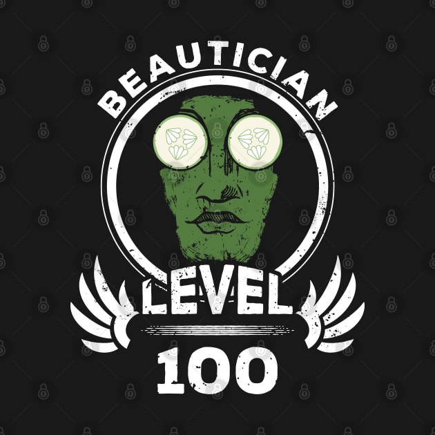 Level 100 Beautician Face Mask Gift by atomguy