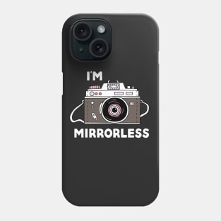 I'm Mirrorless Photographer Cartoon Camera Drawing Phone Case