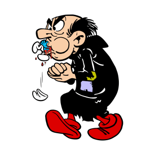 Gargamel Gets A Smurf T-Shirt