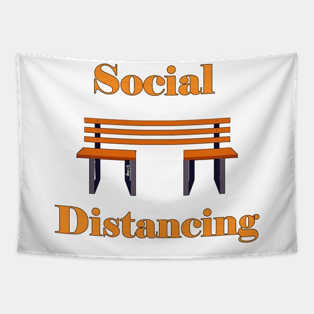 Social Distancing Tapestry by ellenaJ