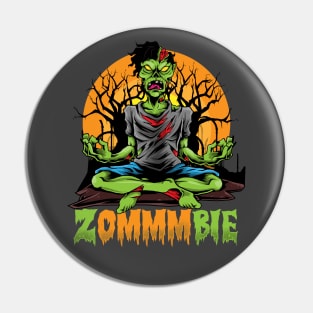 Zombie Yoga Pin