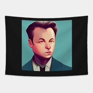 Elon Musk | Comics style Tapestry