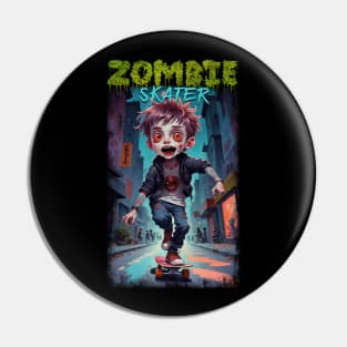 Zombie Skater 02 Pin