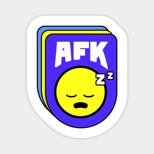 AFK Zzz Video games Retro gaming Magnet