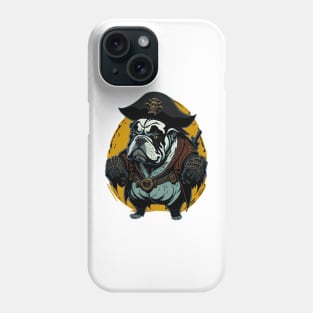 Cartoonish Bulldog Pirate Phone Case