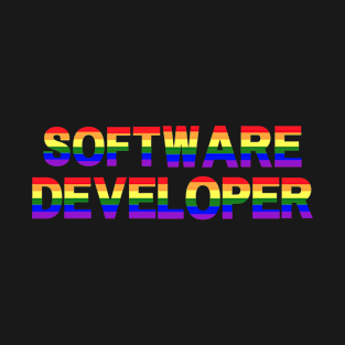 Software Developer Rainbow Pride T-Shirt