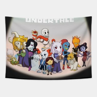 Undertale Group Shot Tapestry