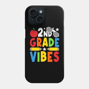 2nd Grade Vibes Teachers Boys Girls Funny Back To School Phone Case